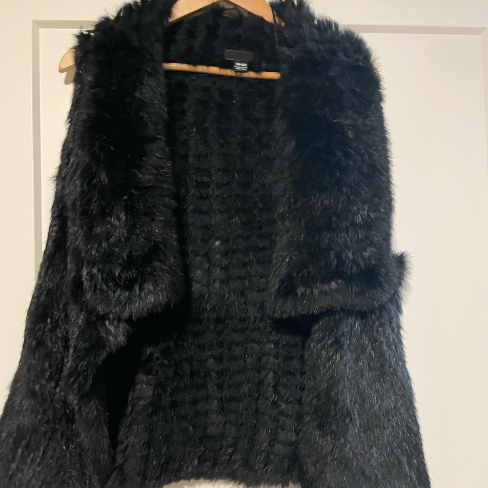 Rudsak Xxs over sized Rabbit fur vest
